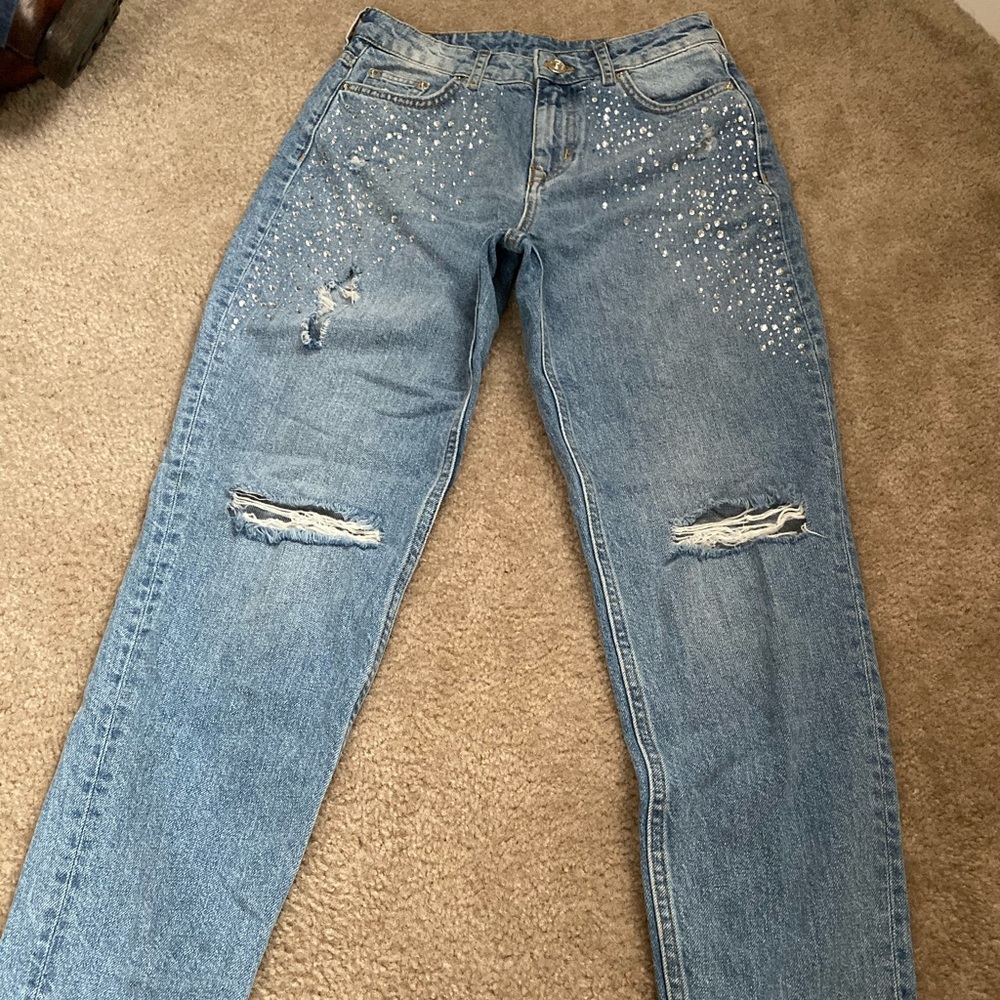 Studded H&M mom jeans
